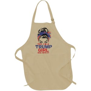 Yes I’M A Trump Deal With It Premium Full-Length Apron With Pockets