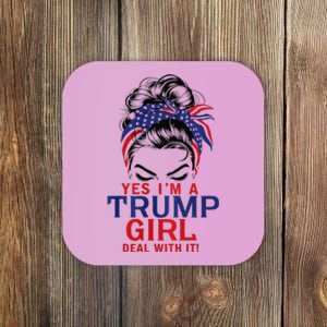 Yes I’M A Trump Deal With It Premium Coaster