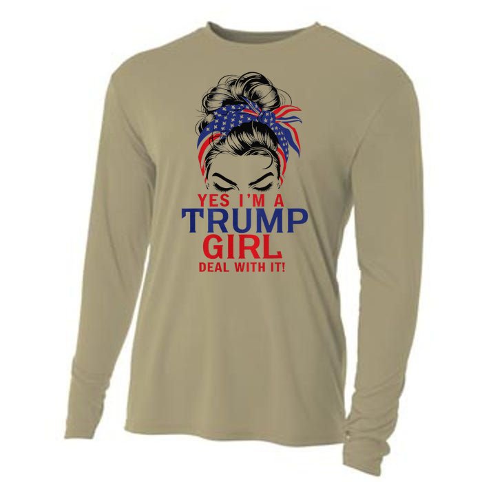 Yes I’M A Trump Deal With It Premium Cooling Performance Long Sleeve Crew