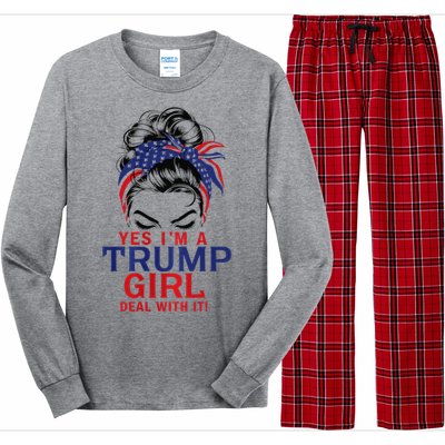 Yes I’M A Trump Deal With It Premium Long Sleeve Pajama Set