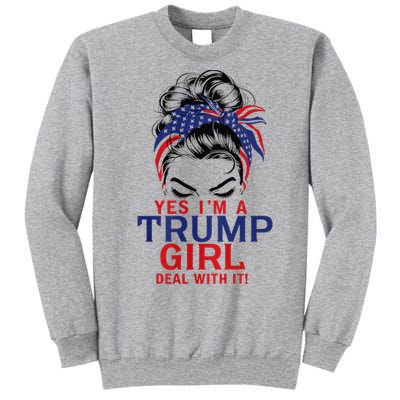 Yes I’M A Trump Deal With It Premium Tall Sweatshirt