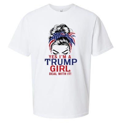 Yes I’M A Trump Deal With It Premium Sueded Cloud Jersey T-Shirt