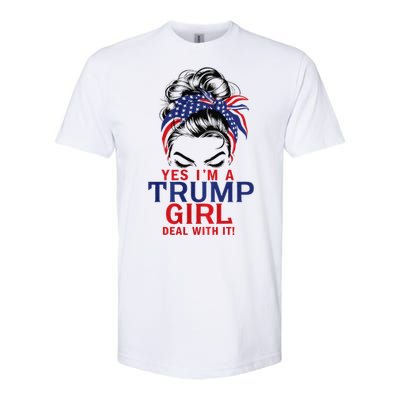 Yes I’M A Trump Deal With It Premium Softstyle CVC T-Shirt