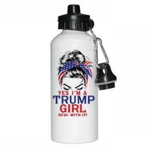 Yes I’M A Trump Deal With It Premium Aluminum Water Bottle