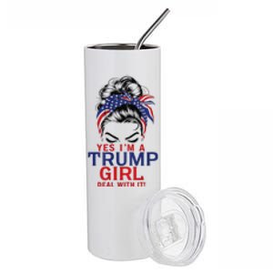 Yes I’M A Trump Deal With It Premium Stainless Steel Tumbler