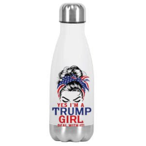 Yes I’M A Trump Deal With It Premium Stainless Steel Insulated Water Bottle