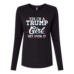 Yes IM A Trump Gift Womens Cotton Relaxed Long Sleeve T-Shirt