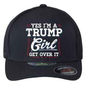 Yes IM A Trump Gift Flexfit Unipanel Trucker Cap