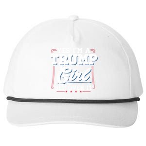 Yes IM A Trump Gift Snapback Five-Panel Rope Hat