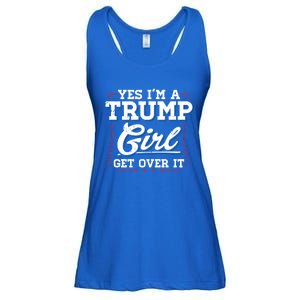 Yes IM A Trump Gift Ladies Essential Flowy Tank