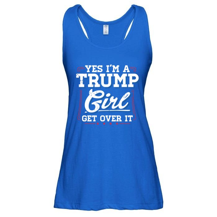 Yes IM A Trump Gift Ladies Essential Flowy Tank