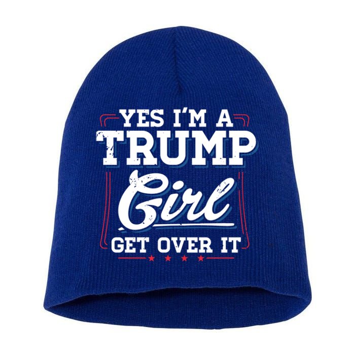 Yes IM A Trump Gift Short Acrylic Beanie