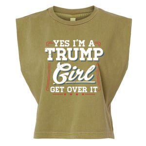 Yes IM A Trump Gift Garment-Dyed Women's Muscle Tee