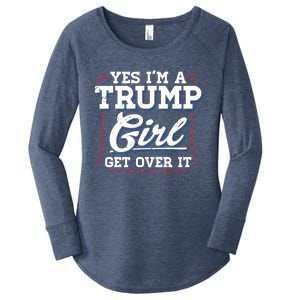 Yes IM A Trump Gift Women's Perfect Tri Tunic Long Sleeve Shirt