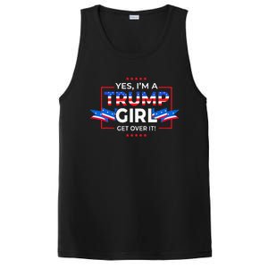 Yes IM A Trump Girl Get Over It Support Trump PosiCharge Competitor Tank