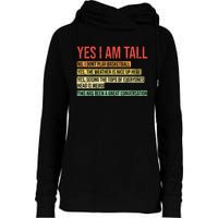 Yes I Am Tall Womens Funnel Neck Pullover Hood