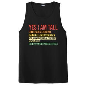 Yes I Am Tall PosiCharge Competitor Tank