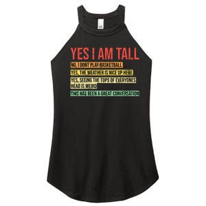 Yes I Am Tall Women's Perfect Tri Rocker Tank