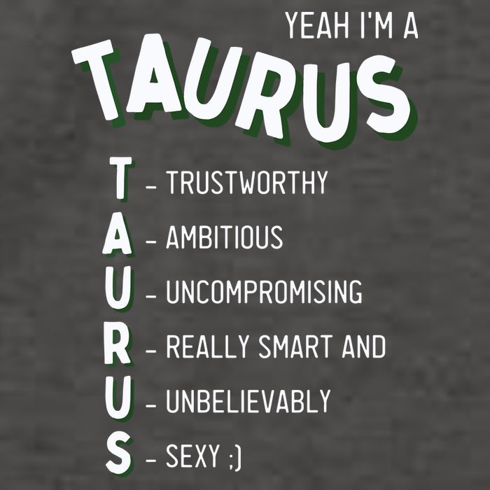 Yeah Im A Taurus Zodiac Vector Backpack