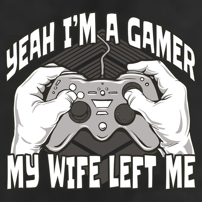 Yeah I'm A Gamer My Wife Left Funny Adult Drive Performance Visor