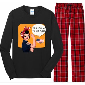 Yes IM A Trump Gift Long Sleeve Pajama Set