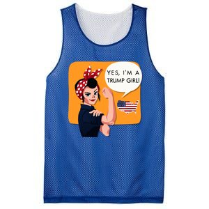 Yes IM A Trump Gift Mesh Reversible Basketball Jersey Tank