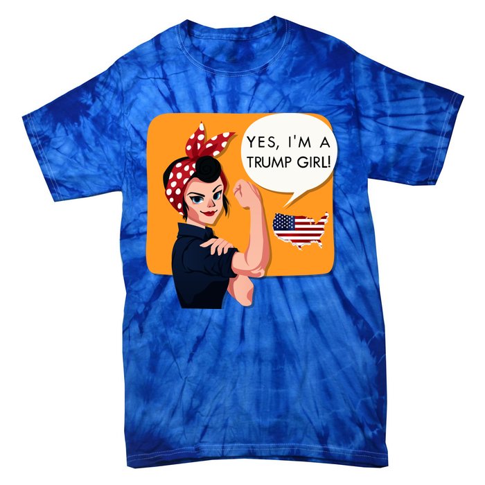 Yes IM A Trump Gift Tie-Dye T-Shirt