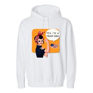 Yes IM A Trump Gift Garment-Dyed Fleece Hoodie