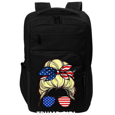 Yes IM A Trump Girl Get Over It Trump 2024 Election Gifts Impact Tech Backpack