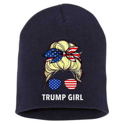 Yes IM A Trump Girl Get Over It Trump 2024 Election Gifts Short Acrylic Beanie