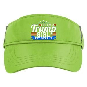 Yes IM A Trump Come Over Donald Trump Gift Adult Drive Performance Visor