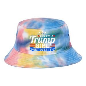 Yes IM A Trump Come Over Donald Trump Gift Tie Dye Newport Bucket Hat