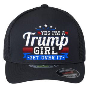 Yes IM A Trump Come Over Donald Trump Gift Flexfit Unipanel Trucker Cap