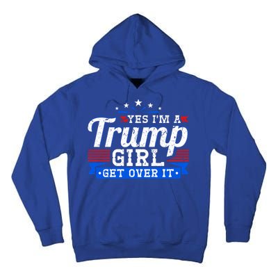 Yes IM A Trump Come Over Donald Trump Gift Tall Hoodie