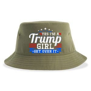 Yes IM A Trump Come Over Donald Trump Gift Sustainable Bucket Hat