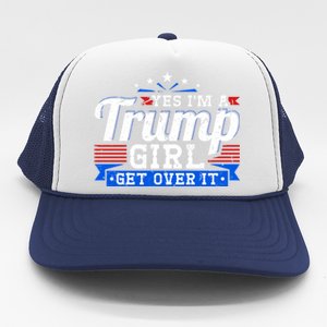 Yes IM A Trump Come Over Donald Trump Gift Trucker Hat