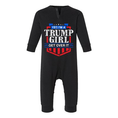 Yes IM A Trump Come Over America Wahlen Cool Gift Infant Fleece One Piece