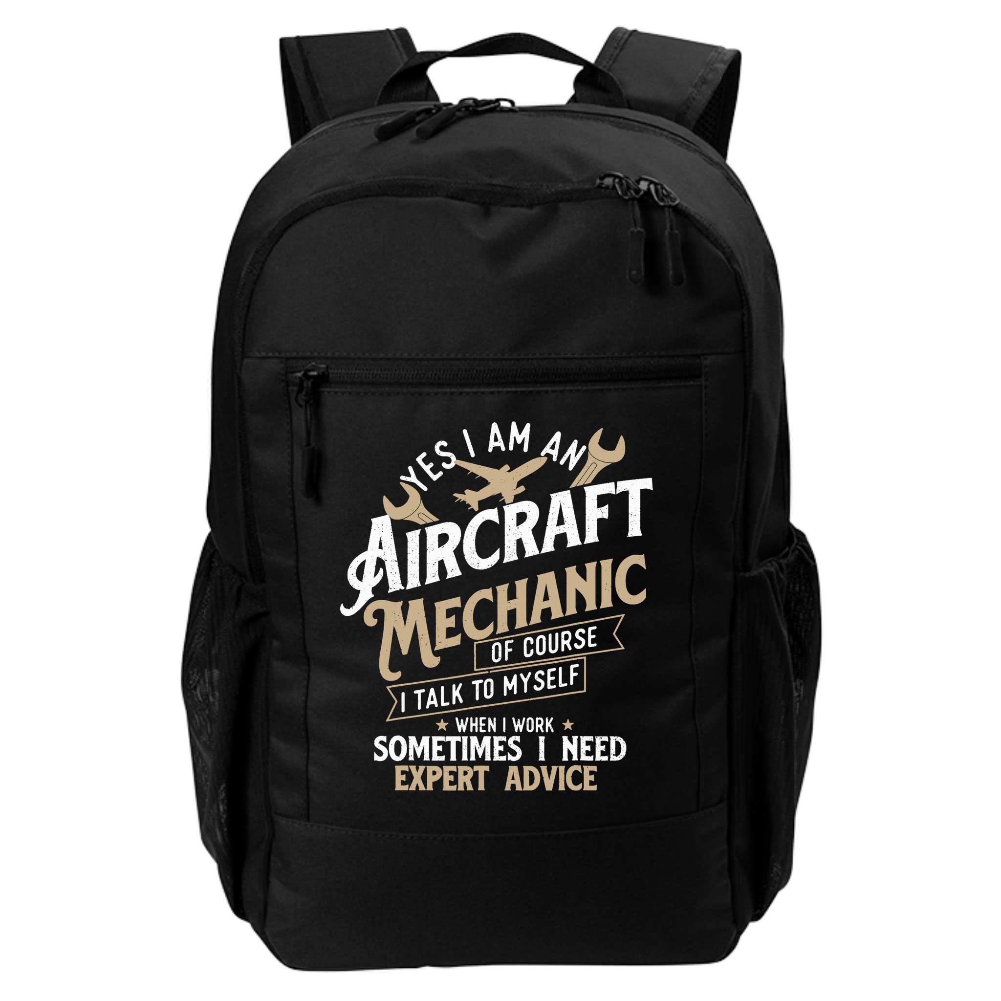 Yes I Am An Aircraft Mechanic Airplane Aviation Technician Backpack