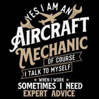 Yes I Am An Aircraft Mechanic Airplane Aviation Technician Backpack