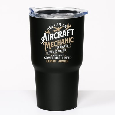 Yes I Am An Aircraft Mechanic Airplane Aviation Technician Tumbler