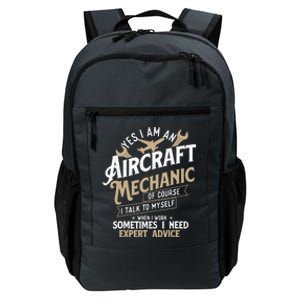 Yes I Am An Aircraft Mechanic Airplane Aviation Technician Daily Commute Backpack