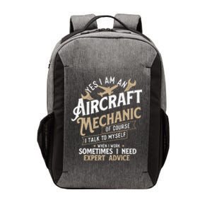 Yes I Am An Aircraft Mechanic Airplane Aviation Technician Vector Backpack