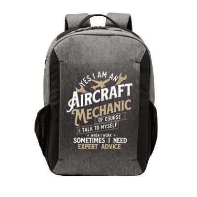 Yes I Am An Aircraft Mechanic Airplane Aviation Technician Vector Backpack