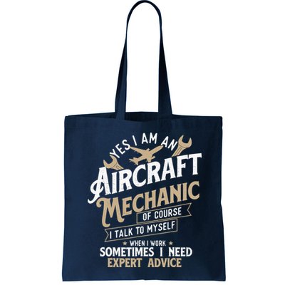Yes I Am An Aircraft Mechanic Airplane Aviation Technician Bag