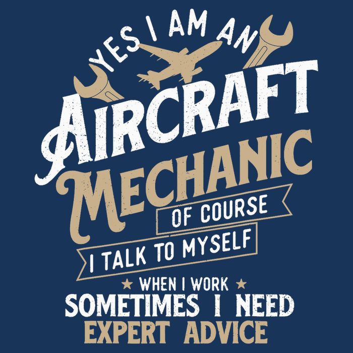 Yes I Am An Aircraft Mechanic Airplane Aviation Technician Short Acrylic Beanie