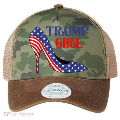 Yes I'm A Trump Girl Get Over It Women Design Legacy Tie Dye Trucker Hat