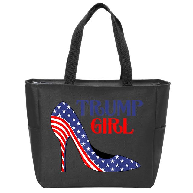 Yes I'm A Trump Girl Get Over It Women Design Zip Tote Bag