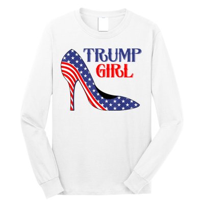 Yes I'm A Trump Girl Get Over It Women Design Long Sleeve Shirt