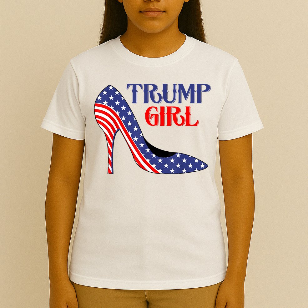 Yes I'm A Trump Girl Get Over It Women Design T-Shirt