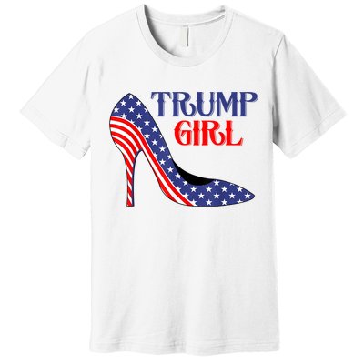 Yes I'm A Trump Girl Get Over It Women Design Premium T-Shirt